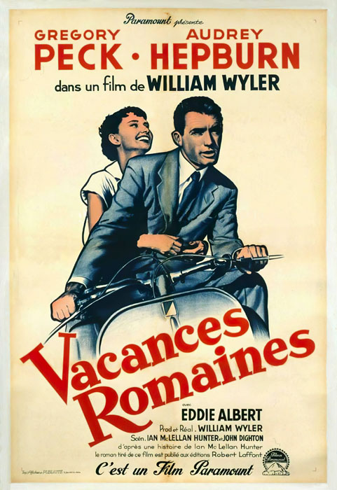 Roman Holiday — vintage movie poster art
