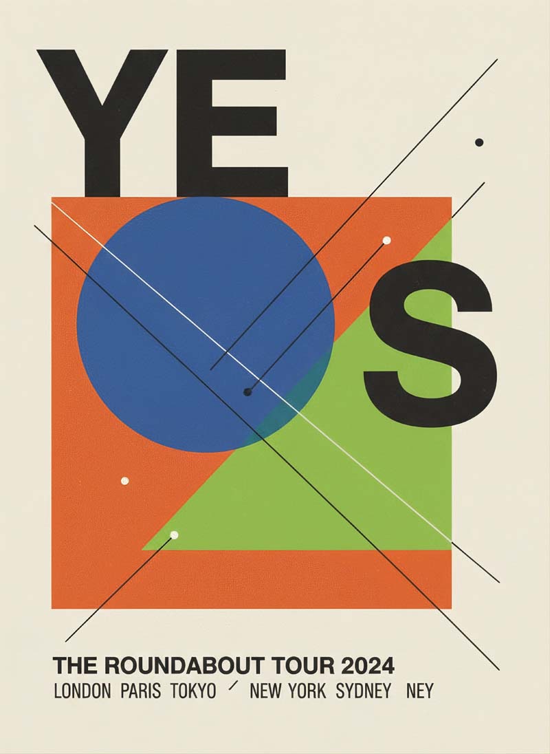 Yes reimagined rock musician portrait
