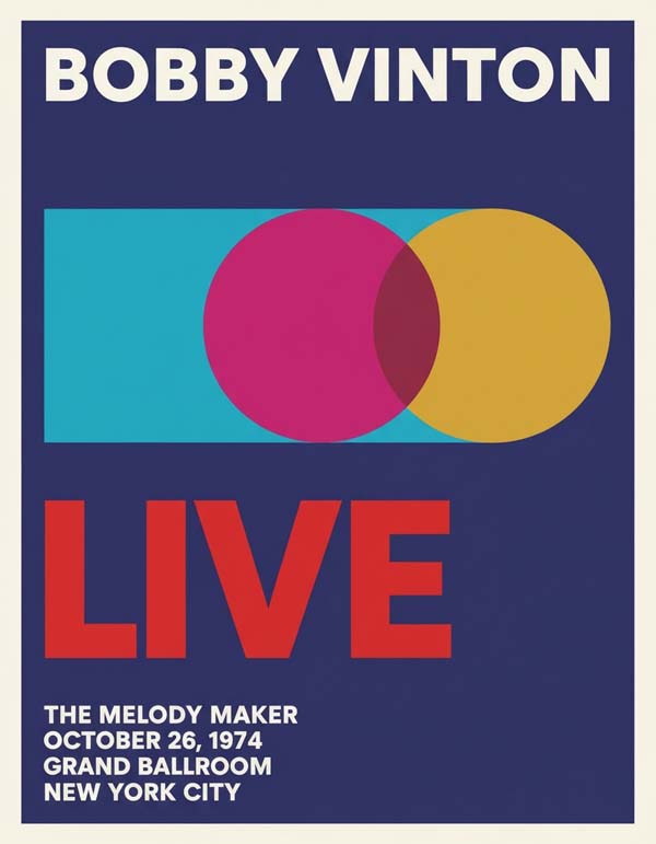 Bobby Vinton reimagined singer portrait