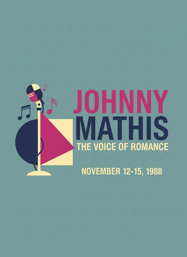 Johnny Mathis reimagined singer portrait