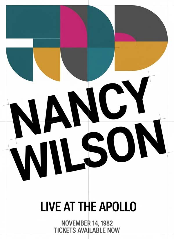 Nancy Wilson reimagined singer portrait
