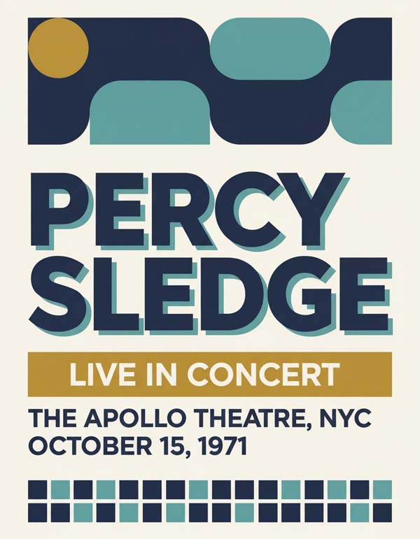 Percy Sledge reimagined singer portrait