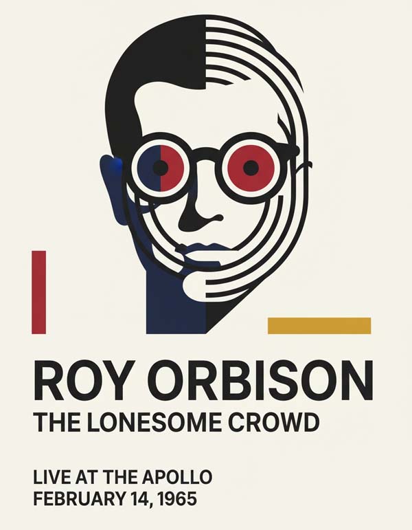 Roy Orbison reimagined singer portrait